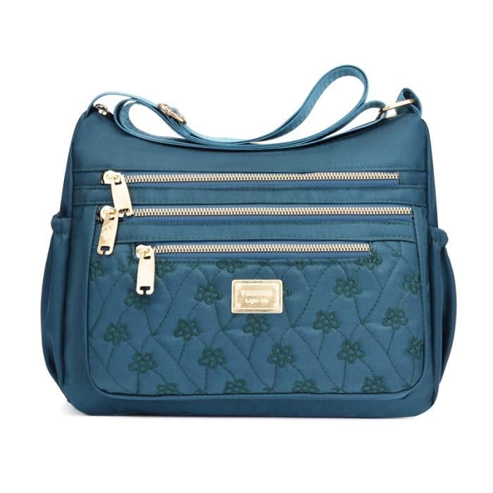 Sac Bandoulière En Oxford Multicolore – Voyage – 30x17x6 Cm – Neuf Avec étiquettes
