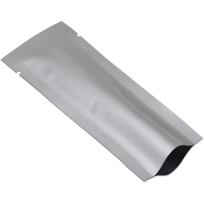 Lot De 120 Sachets Mylar Refermables - 3 Tailles (6x10 Cm, 8x13 Cm, 10x15 Cm) - Holographiques Bleus - Parfaits Pour Bonbons, Biscuits, Bijoux - 10