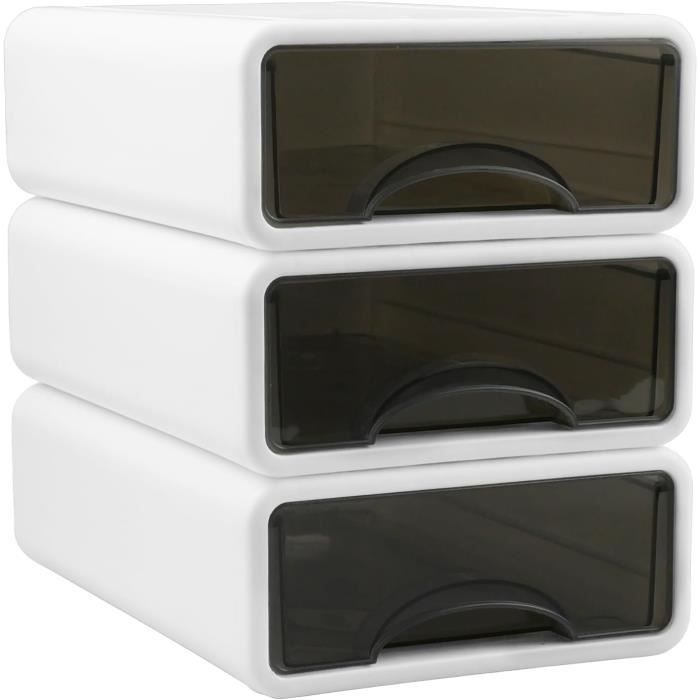 Bacs De Rangement Empilables | Conception De Rail Coulissant Pour Organisateur De Bureau Avec