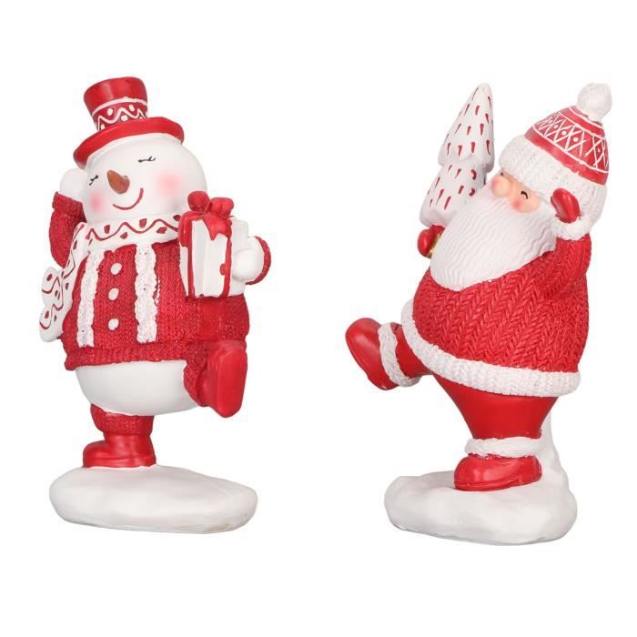 2 Nains Motards Suédois En Résine – Décoration Mignonne Pour Table, Maison, Noël Ou Bureau, Style Détaillé Et Coloré