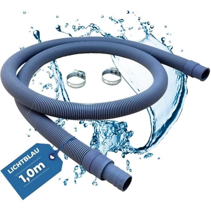 Tuyau de vidange étirable 1,20 - 4 m pour Lave-linge et Lave vaisselle