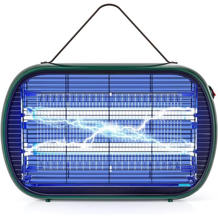 Lampe Anti-moustiques UV 2800V - Couverture 185m² - Faible Consommation - Pour Intérieur Et Extérieur