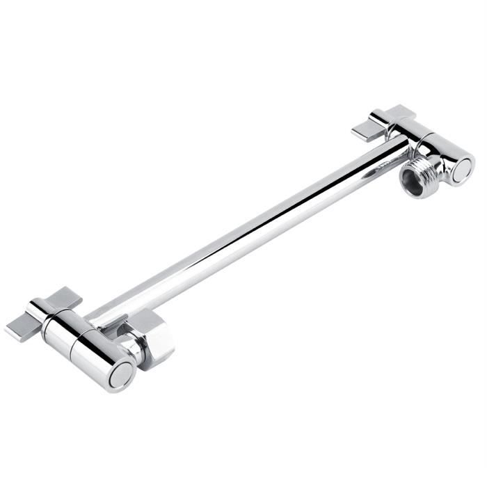 Support Mural Réglable Pour Pommeau De Douche - Chromé - Entraxe 50mm - Pour Caravane, Bateau, Maison