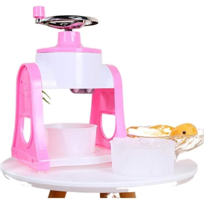 Broyeur à glace - Manivelle portable broyeur à glace manuel rasoir à neige cône fabricant Machine outil de cuisine domestique