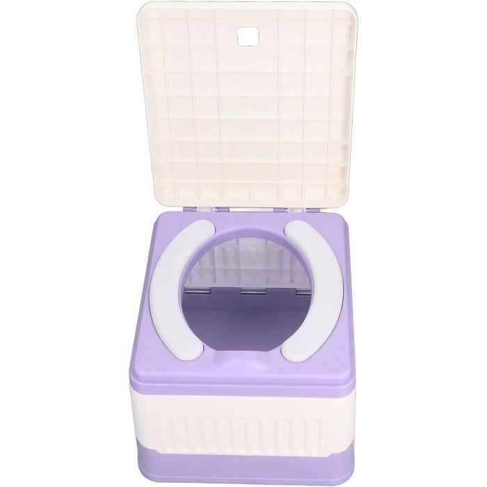 Pot de camping extérieur étanche avec couvercle,toilettes portables