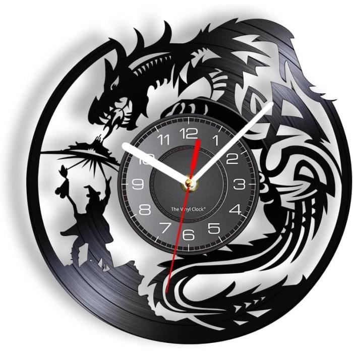 Orologio Da Parete Smotly – Tema Incubo Di Natale, Decorazione Handmade In Vinile, Originale E Creativo