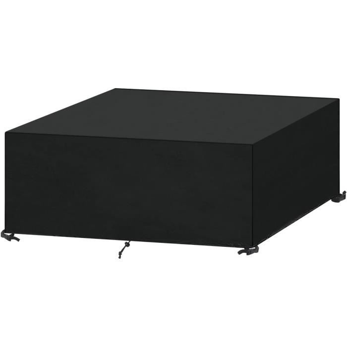 Housse Protection Pour Tonneau Froid - Tissu Oxford 88x88x80 Cm - Imperméable Résistant UV - Coutures Renforcées - Jardin Extérieur