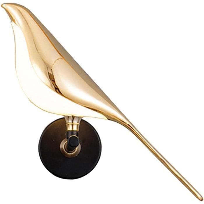 Lampe murale Led avec oiseau, avec cordon enfichab... – Grandado