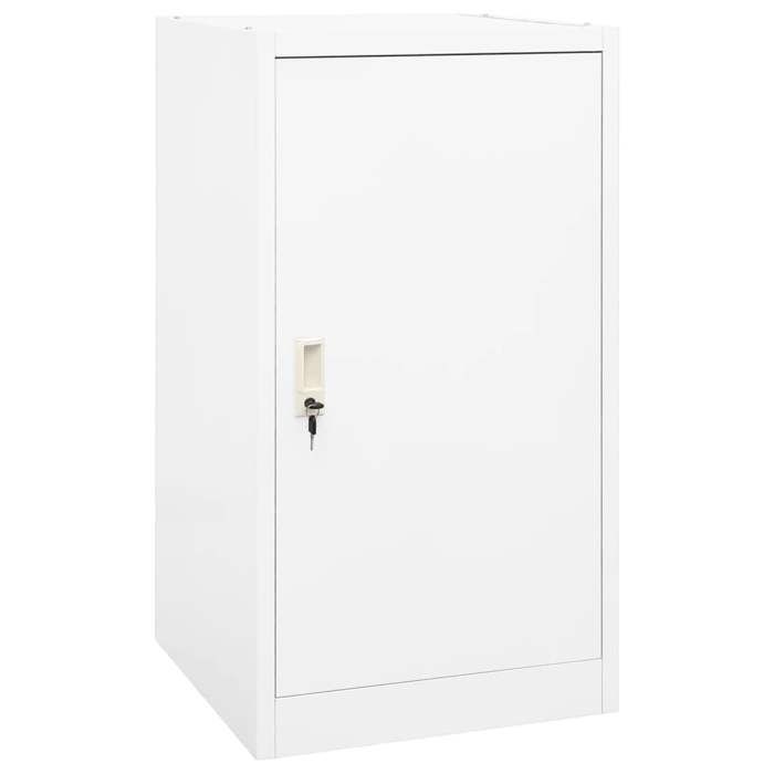 Meilleurs prix pour vidaXL Armoire à selles Blanc 53x53x105 cm Acier 339603