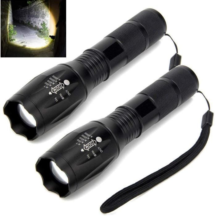 Lampe Frontale 18650 Rechargeable Lampe Frontale Rechargeable LED CREE XML- T6 - Puissante, Avec Batterie 18650, Pour Le Sport Et Le Bricolage Lampe Kare - Foto 3