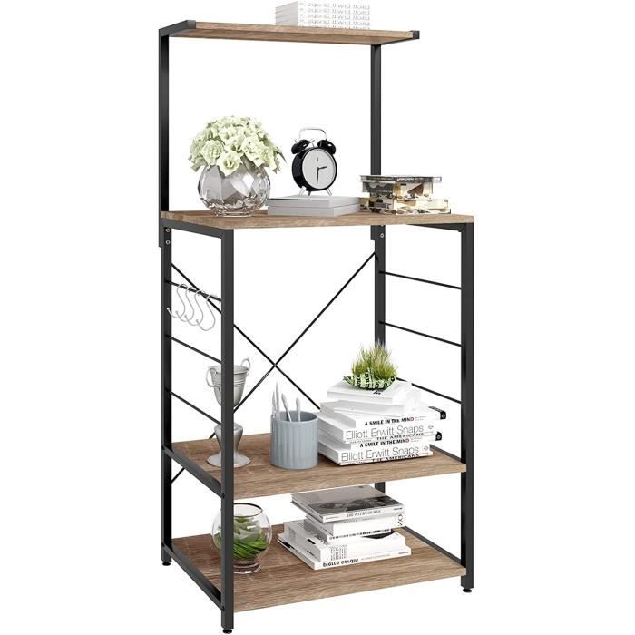 Woltu Etagere Four A Micro Ondes Etagere De Cuisine En Bois Massif
