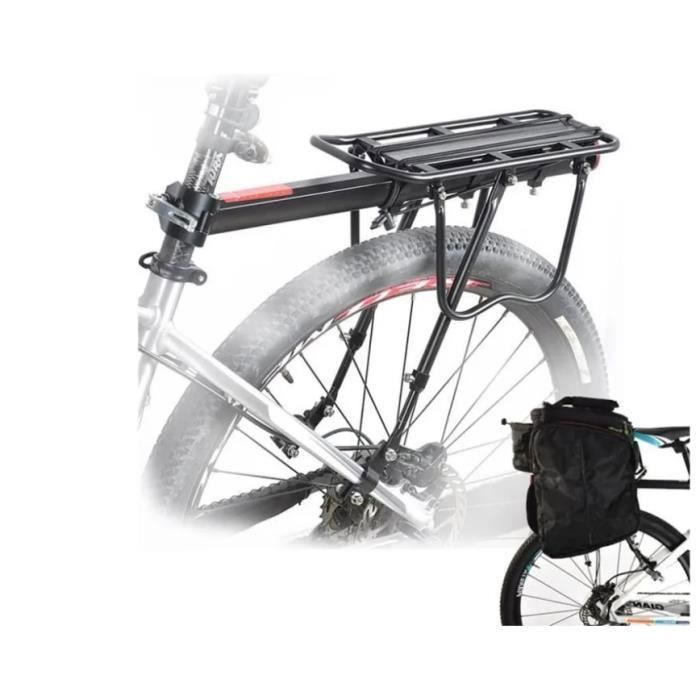 Yolistar Porte Bagage Vélo Arrière Transporteur Porte-Bagages VTT Universel en Aluminium Capacité de 50 kg Siège arrière