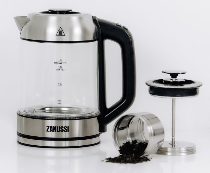 Zanussi - KEZ81 - Bouilloire electrique en verre et Theiere 