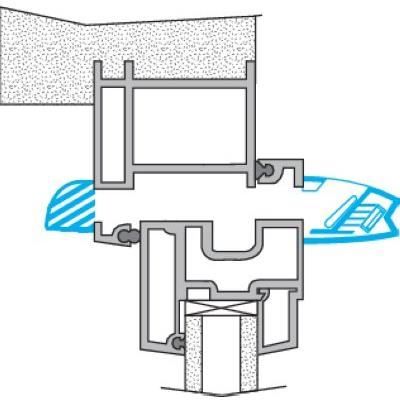 Entrée D'air Hygroréglable Aldes EHB2 – 11014220, Pour Fenêtres, Blanc