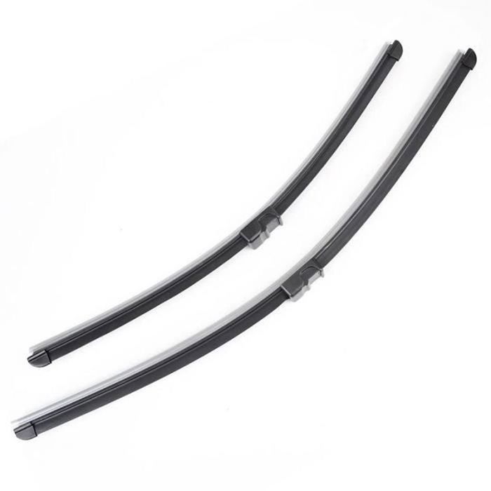 Lot De 2 Balais D'essuie-glace Avant Pour Mazda CX-30 (2019-2023) - Conduite à Gauche, Noir Et Vert, Caoutchouc Durable