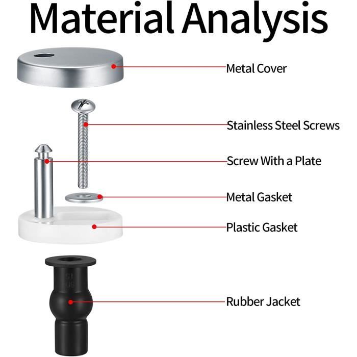 Fixation Abattant Wc Kit De Fixations Universelles Pour Abattant