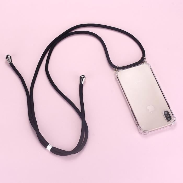 Acheter Support de lanière de téléphone portable en Silicone, housse  universelle, sangle de cou, collier, écharpe pour téléphone portable  intelligent