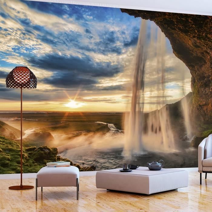Premium Papier Peint Cascade 150X105 Cm Décoration Murale Xxl Poster ...