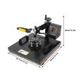 LIS 6 in 1 Presse à Chaud Textile Transfert Press Machine ,Imprimante à transfert thermique LS008-2