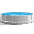Intex piscine hors sol avec pompe 26726GN Prism 457 x 122 cm gris-2