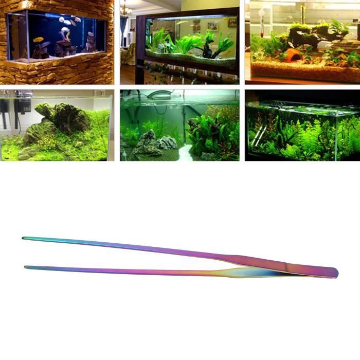 Pince pour Aquarium, réservoir d'alimentation, outils, accessoire, outil d' aquarium, attrape les reptiles, ménage aquatique