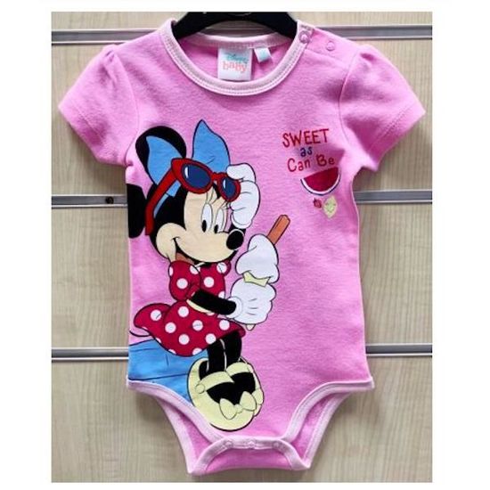 Cadeau De Naissance Lot De 3 Body Bebe Fille Taille 6 9 Mois Manche Courte Minnie La Souris Cdiscount Puericulture Eveil Bebe