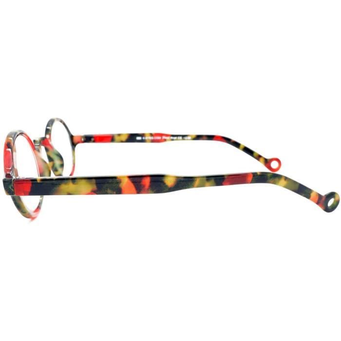 Lunette Loupe Homme Femme Lunettes de Lecture Dioptrie 2.50 Forme Ronde Couleur Ecailles Rouge Branches Flexibles 1415 Achat Vente lunettes de lecture Cdiscount