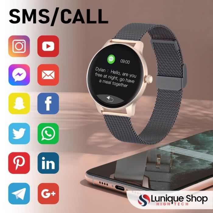 Montre connectée ecran new arrivals personnalisable