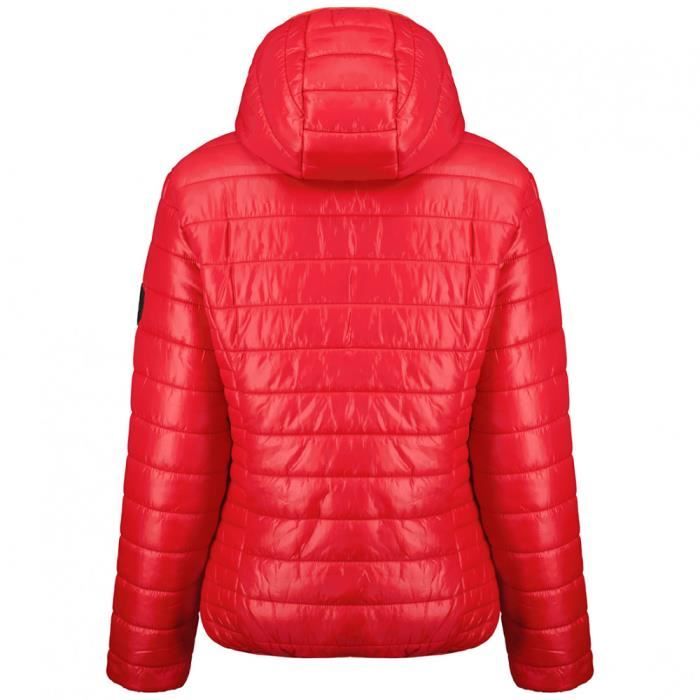 Doudoune fine rouge femme shop