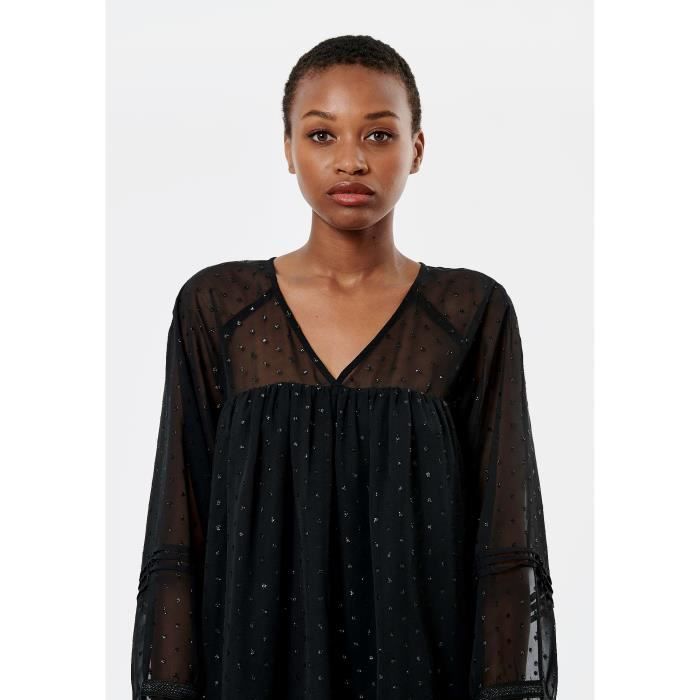 KAPORAL Robe noire Femme BRIVE Noir Cdiscount Pret a Porter