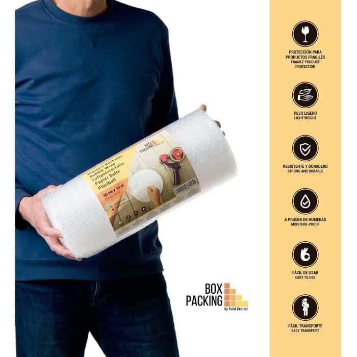 Rotolo Pluriball Imballaggio - 50 Cm X 50 M - Protezione Oggetti Fragili