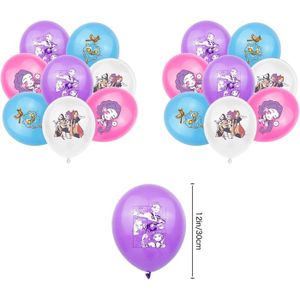 Bonne Fête Avec Gâteau Et Ballons. | Vecteur Premium