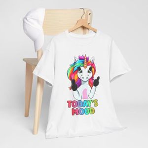 T-shirt Humour "Va Te Faire Licorner" - Taille S - Noir - Neuf Avec étiquettes - Cadeau Anniversaire