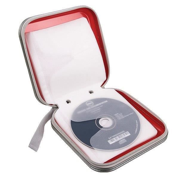 Classeur Rangement Boite Pochette Etui Range 40 CD DVD Sac Sacoche Plastique