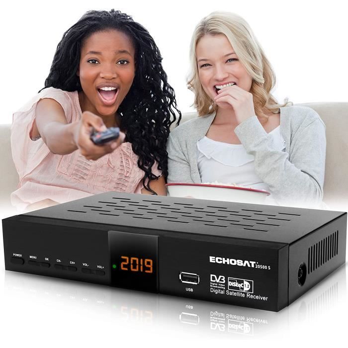 Démodulateur Satellite HD-line 20700 - Pour Chaînes Allemandes - USB, HDMI, Péritel