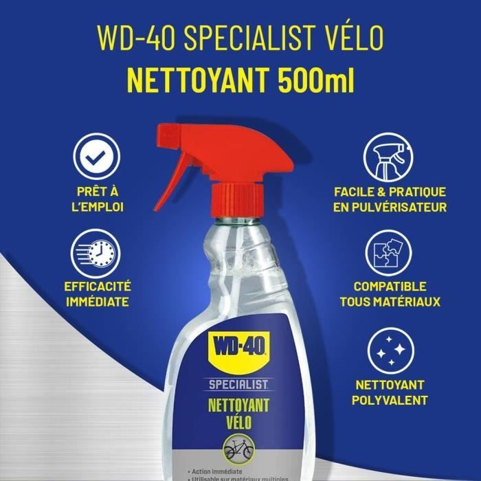 WD 40 SPECIALIST VELO Nettoyant pulv risateur 500 ml Cdiscount