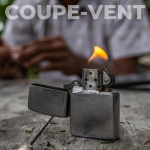 Lot De 2 Briquets Rechargeables Métal Noir Et Blanc - Flamme Douce Ajustable Avec Coffret Cadeau