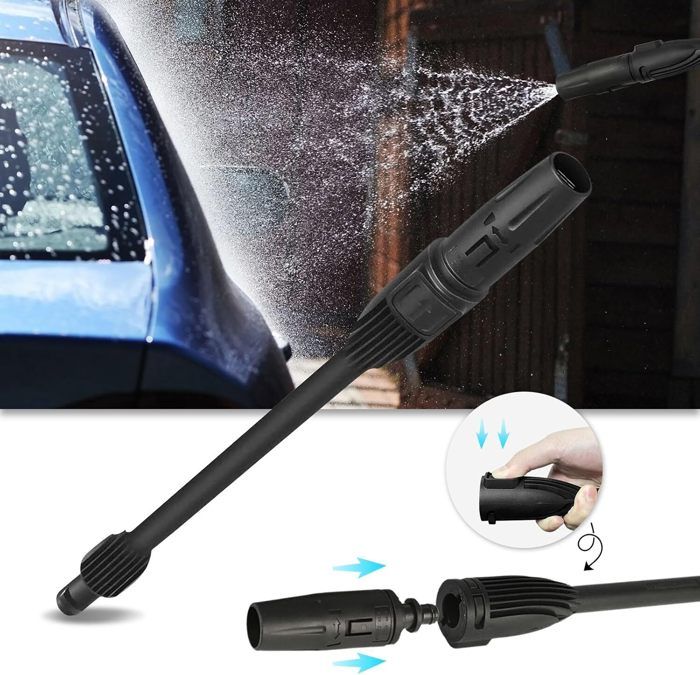 Sollbry Lance De Nettoyeur Haute Pression, Lance Accessoire Pour Karcher K2 K3 K4 K5 K6 K7 Accessoire Pour Nettoyeur Haute Pression Avec Buse Reglable 86520086