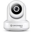 Caméra de sécurité WiFi Amcrest 1080P 2MP (1920TVL) Caméra IP sans fil pour intérieur-extérieur à la maison, système de surveillance-0