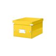 Boîte de rangement carton Leitz Click&Store Wow H 20 x L 28 x P 36,8 cm jaune-0