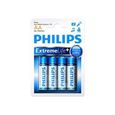 PHILIPS Piles LR6 / AA Ultra Alcaline - 1,5 V - Pack de 4-0