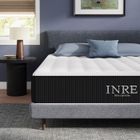 Matelas 180x200 cm INRE, 30 cm - Mémoire de Forme, Réversible, 7 Zones Ergonomiques, Tissu Écologique et Respirant, Confort Optimal