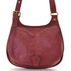 OH MY BAG Sac à Main CUIR souple femme cartouchière bordeaux