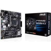 Carte mère - ASUS - Prime B450M-K II - AMD B450 - Micro ATX - DDR4 jusqu'à 64 Go