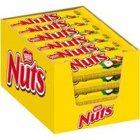 Nestlé Nuts, bars, chocolat, 24 barres