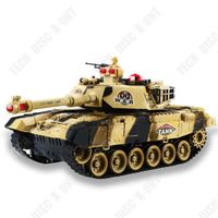 TD® Le char télécommandé peut lancer plusieurs batailles chargeant le jouet de garçon modèle de canon à chenilles pour enfants