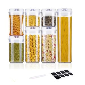 Fiittree 2 x Boîte Alimentaire Conteneur Alimentaire Plastique avec couvercles hermétiques Set de boîte de Conservation Alimentaire