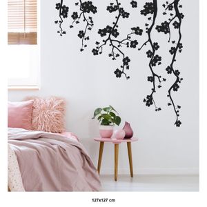 Stickers muraux fleurs de cerisier, décoration murale de chambre d'enfant - France