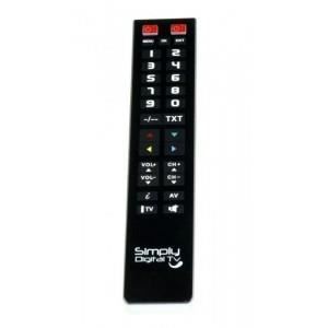 Geemarc TV-5/_BLK T/él/écommande Universelle Noir