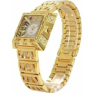 Montre Bracelet Vintage Plaquée Or - Mécanique, Pour Femme - Bon état